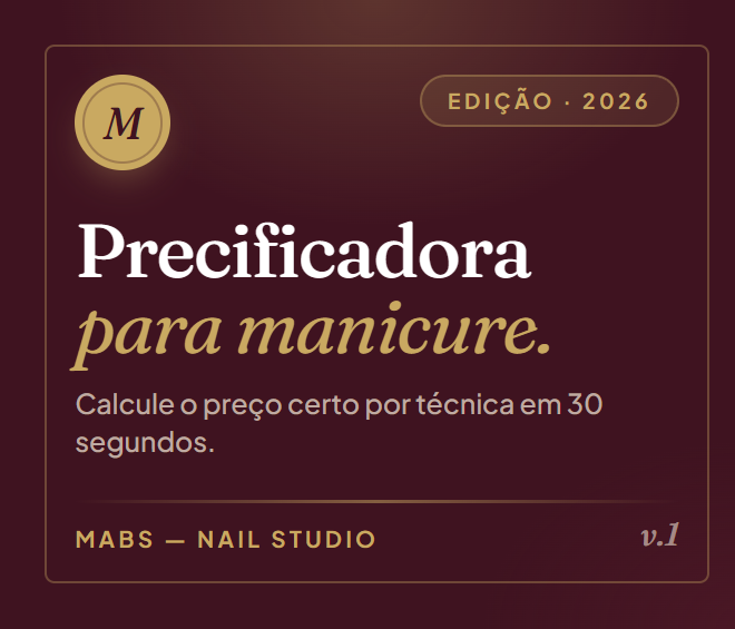 Precificadora para manicure — MABS Nail Studio